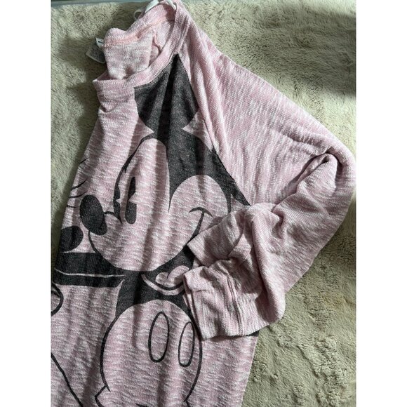 Disney Parks Pink Minnie & Mickey Long Sleeve Lightweight Sweater 3X 72% Rayon 2 - Picture 8 of 8